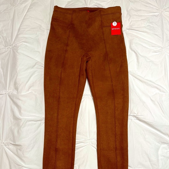 SPANX Pants - SPANX Faux Suede Leggings - Petite